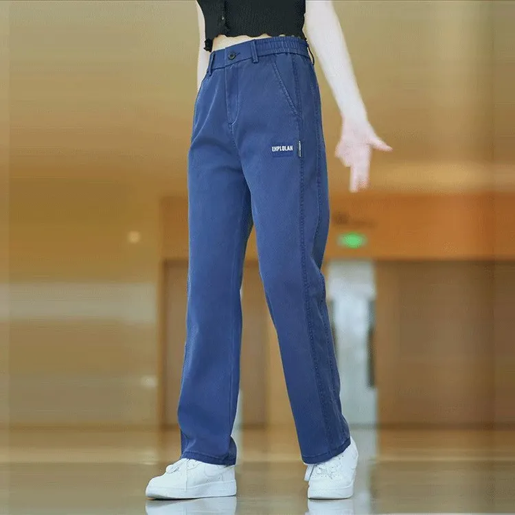 天丝莱赛尔男士休闲裤夏季裤子薄款男裤2025宽松直筒潮牌阔腿长裤