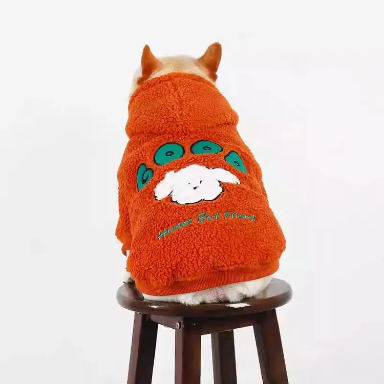 宠物狗狗服装加绒厚款外套小型犬巴哥法斗比熊雪纳瑞冬季保暖衣服