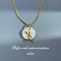 铜合金项链 设计师款项链~4704