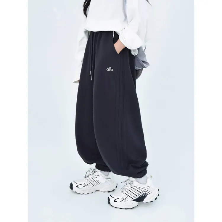 女童裤子春秋款2025新款儿童洋气休闲裤时髦大童秋季运动卫裤长裤