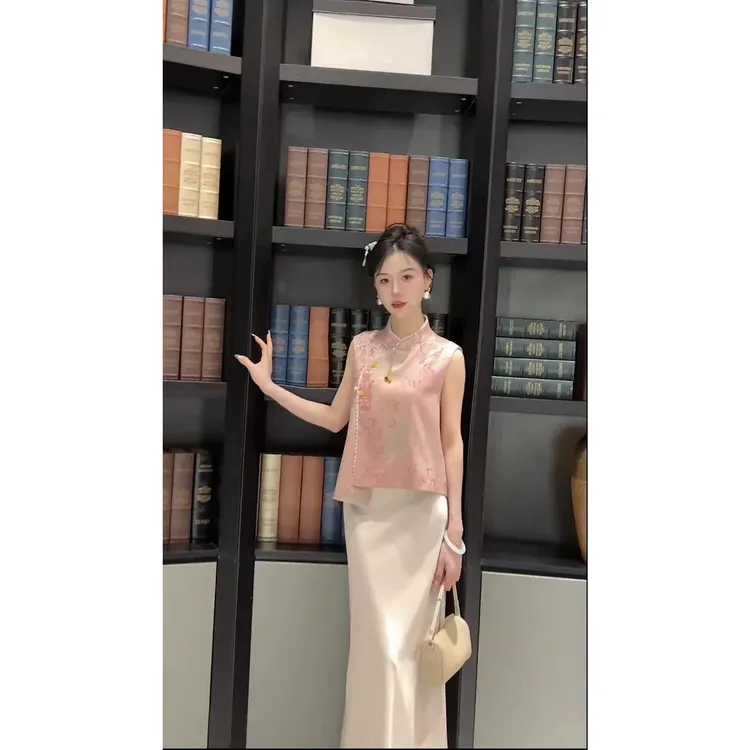 中式国风气质时尚百搭小众设计休闲宽松复古夏季透气显瘦流苏马甲