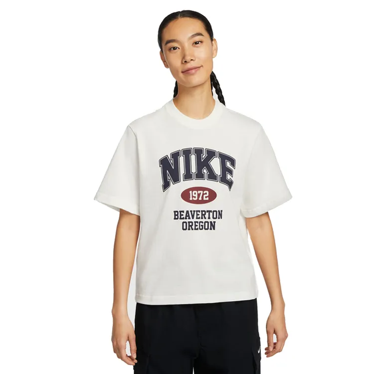 【耐克专属】NIKE女子ASW NSW SS BOXY RETRO TEEGCE T恤IH0825-133