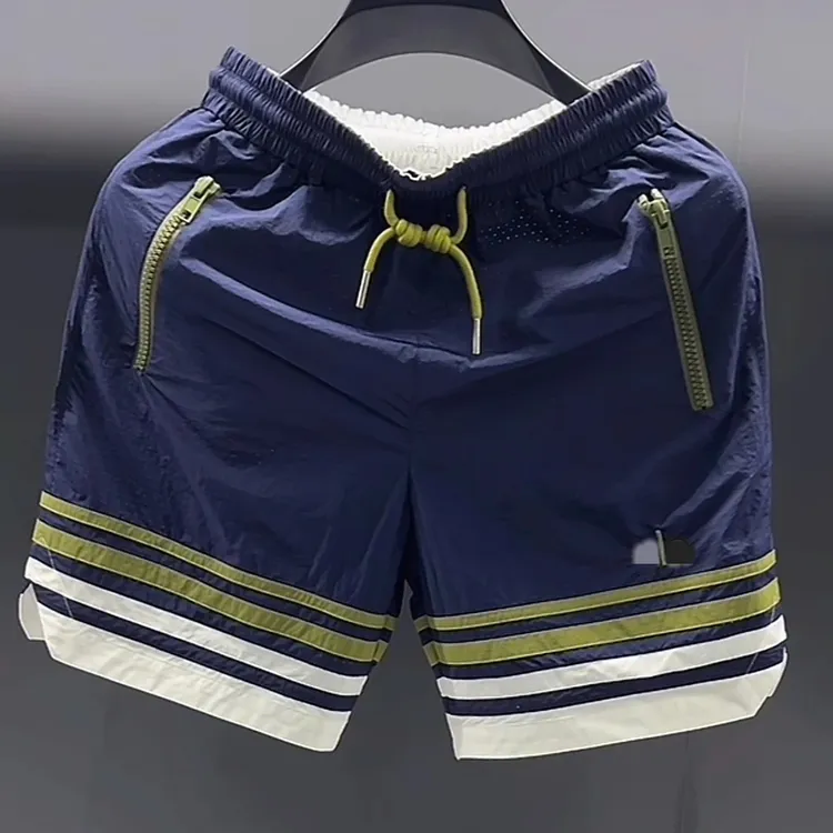 夏季潮牌刺绣短裤男士时尚百搭薄款透气五分裤沙滩裤男裤NL039