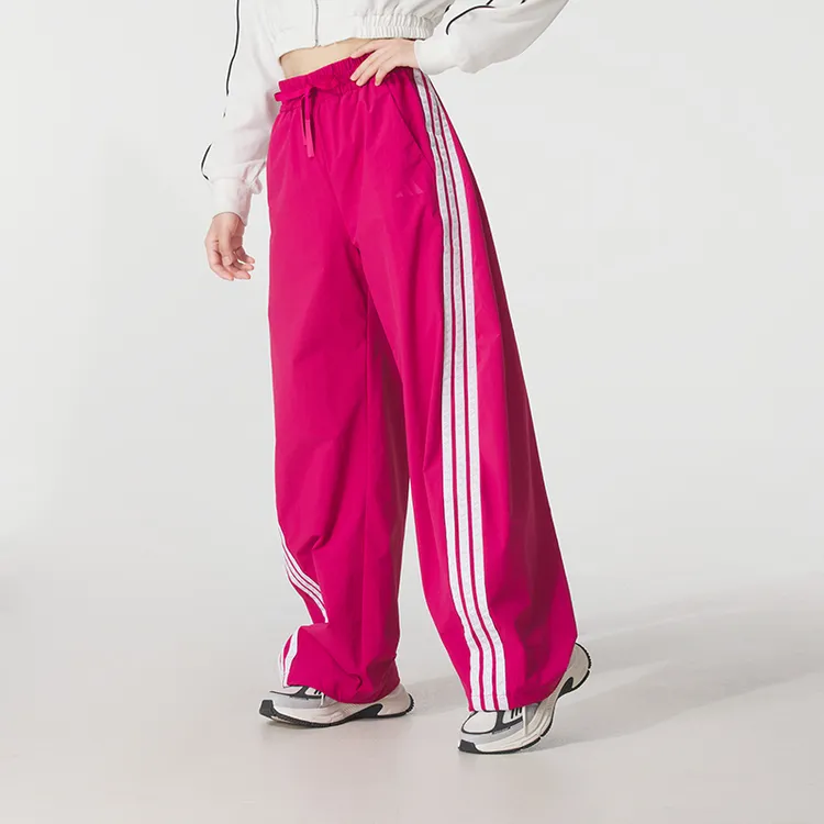 Adidas阿迪达斯梭织长裤女子2025新款运动裤休闲凉感香蕉裤KB5225