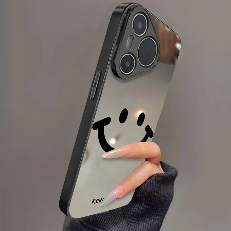保持微笑适用华为pura70pro+手机壳电镀实用配件网红女款轻奢高级