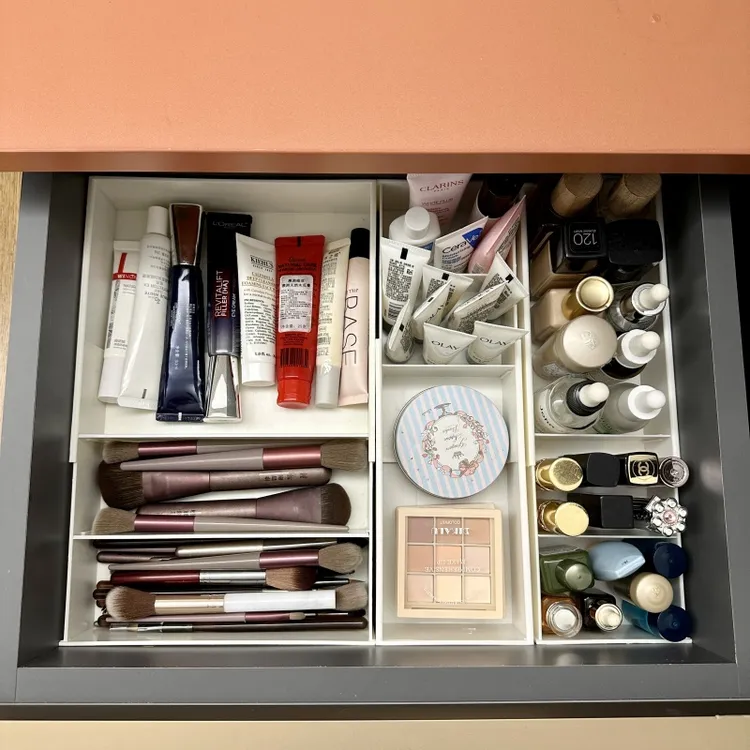 拾物造家抽屉分隔伸缩收纳盒可叠加内置分格整理盒长方形杂物分类