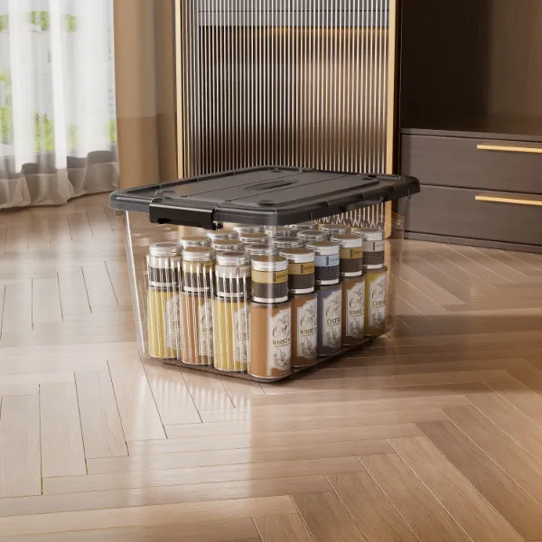 透明收纳箱塑料特大号储物箱子超大容量宿舍衣服整理收纳盒子