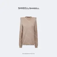 SHIIEELL【诺曼底绒息】老钱风超密毛混纺柔顺套头针织衫Z7365