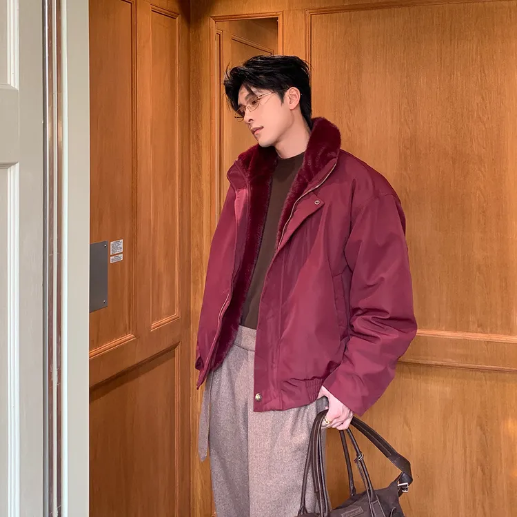 一轩轩轩【苏豪区】冬季潮流高级感男款潮牌座山雕羽绒服外套630532