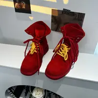 【BVBV】欧货·英伦风8孔透气软皮工装四季百搭厚底高筒靴马丁靴