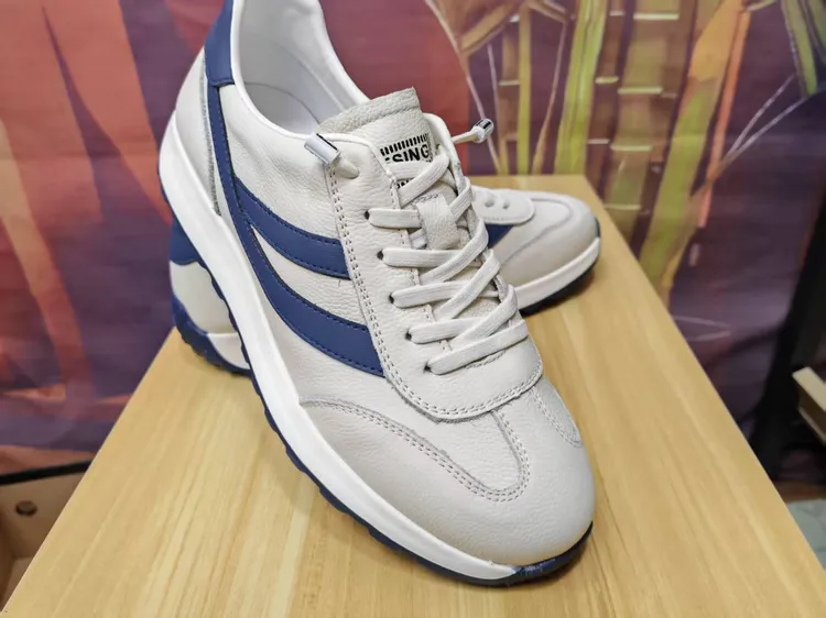 头层牛皮运动休闲男鞋夏季百搭时尚舒适男士潮鞋春季