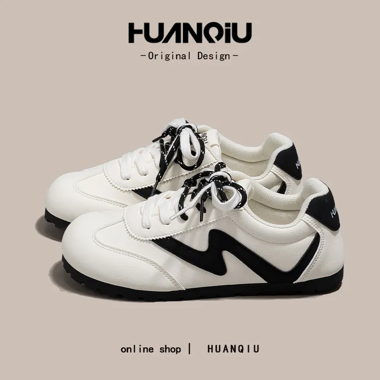 环球流行百搭鞋子潮流网红德训鞋女2025新款爆款时尚板鞋HC299-1