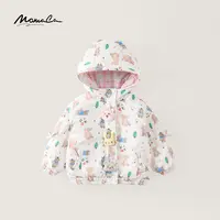 MOMOCO冬季2025新款女童加厚款可爱小熊棉服77830138026