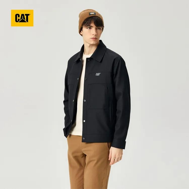 【棉服夹克】CAT卡特秋冬新品翻领工装夹克长袖外套休闲男士W6709