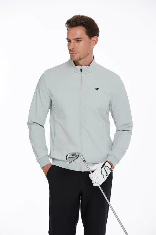 秋冬高尔夫风衣男防风防水长袖外套高尔夫服装男运动外套