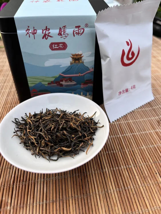 神农嫣雨小芽红茶浓香红茶茶叶武当茶小馆权哥