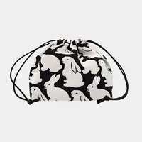 KBP韩国可爱兔子小黑兔福袋旅行收纳水桶手提包【romi】现