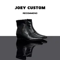 JOEY | 优雅气质款隐形内增高尖头短靴女复古瘦瘦靴时装靴 1326-1