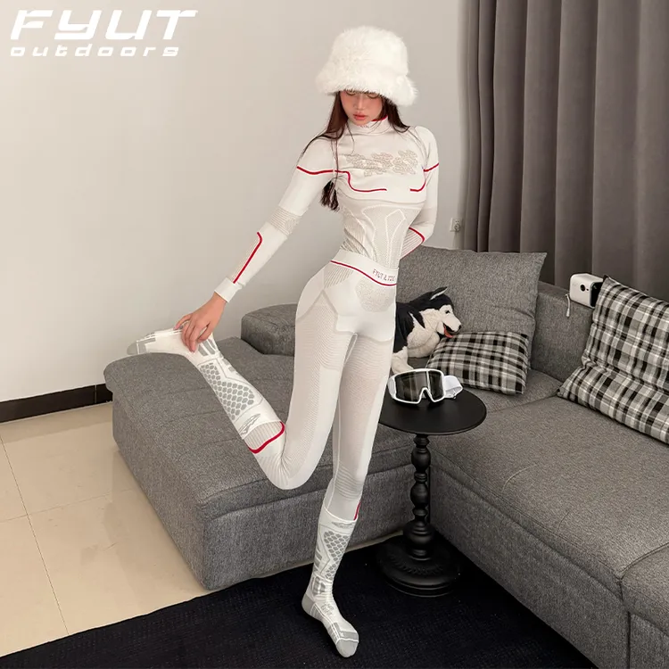 FYUT户外秋冬新款保暖锁温抗菌功能滑雪速干衣男女内衣登山套装