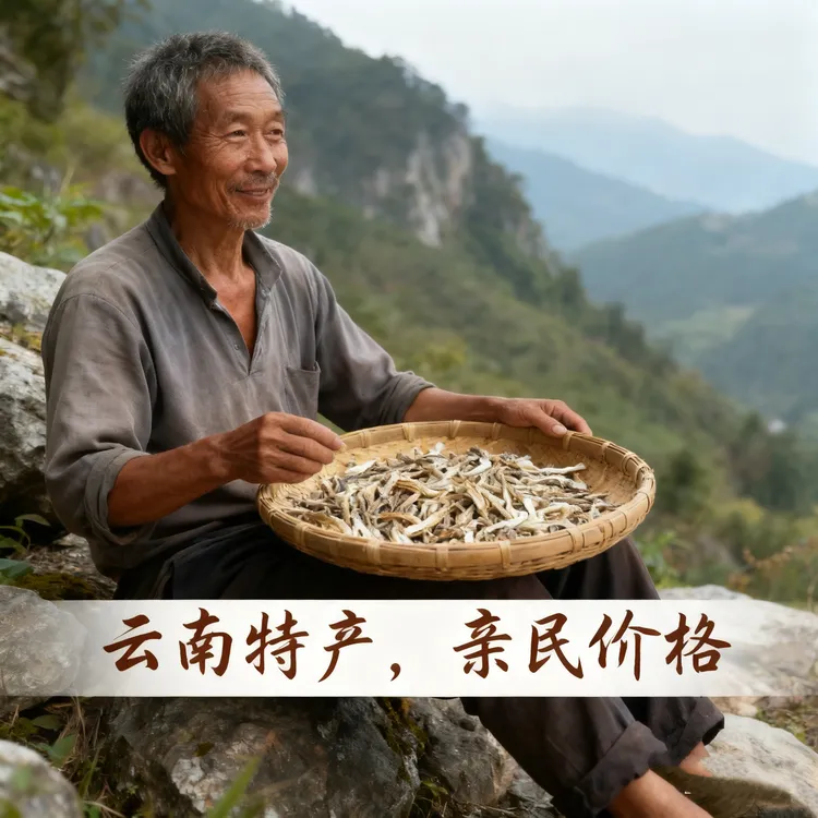 楷美鹿茸菇干货 云南特产 头茬新货无硫农家炒肉清炒