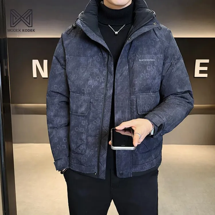 MODEK KODEK新款工装男士潮牌保暖棉服2025高级感连帽厚袄子外套