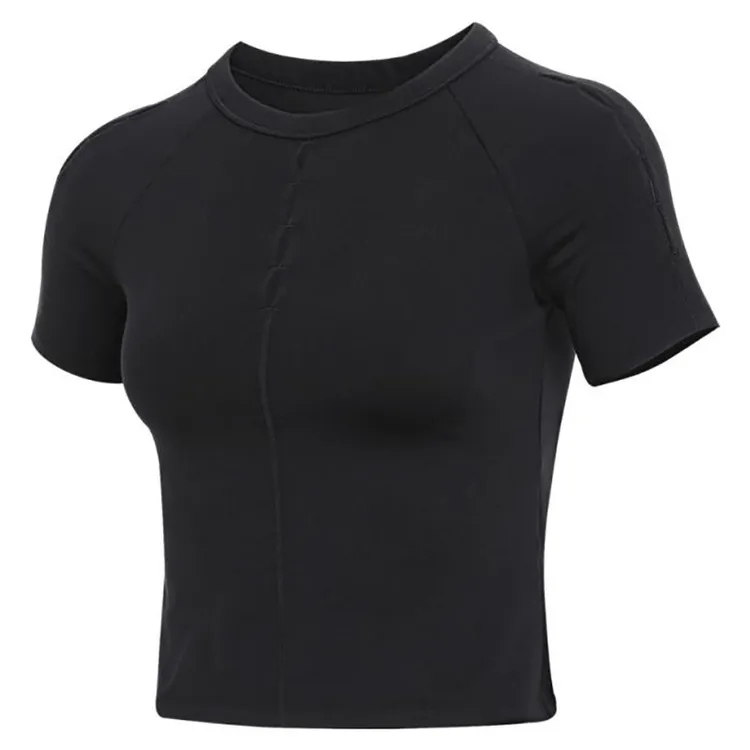 NIKE耐克女子针织无领短T恤HQ0249-010