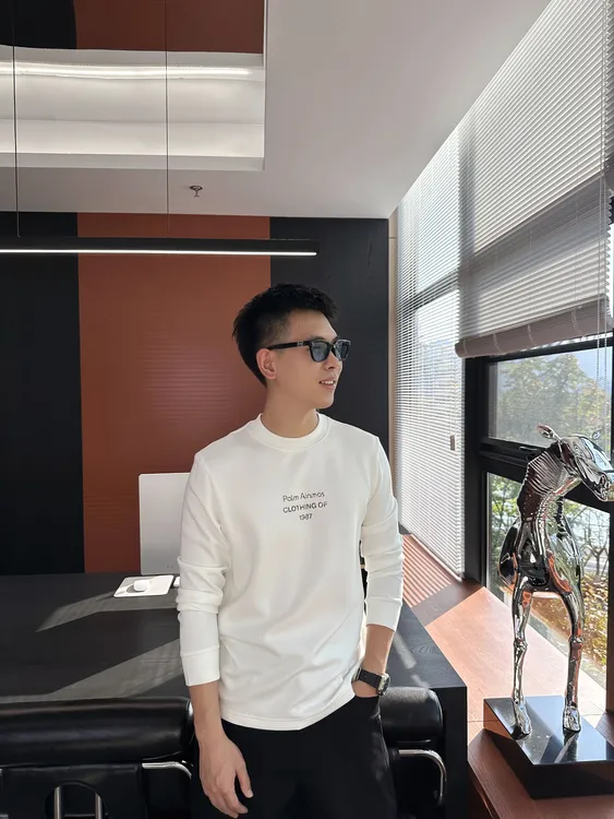 陆老板-2025秋季新款休闲时尚男士圆领短袖-MOS-0006