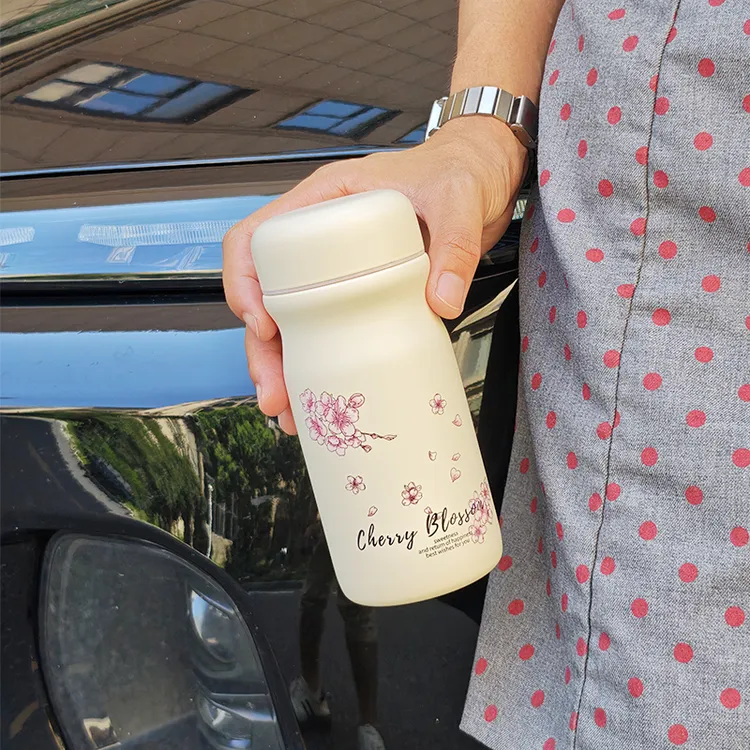 富光保温杯女生咖啡杯外出车载随行杯高颜值简约直饮便携水杯子