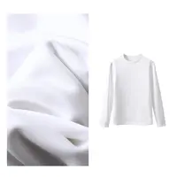 男女同款/分区充绒/可机洗加鹅绒长袖小白T YQ00112