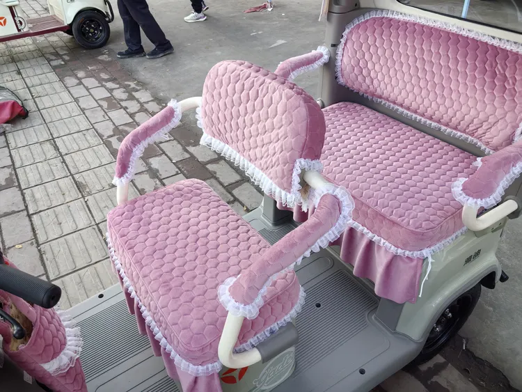 雅迪一体蓬cl13三轮车座套