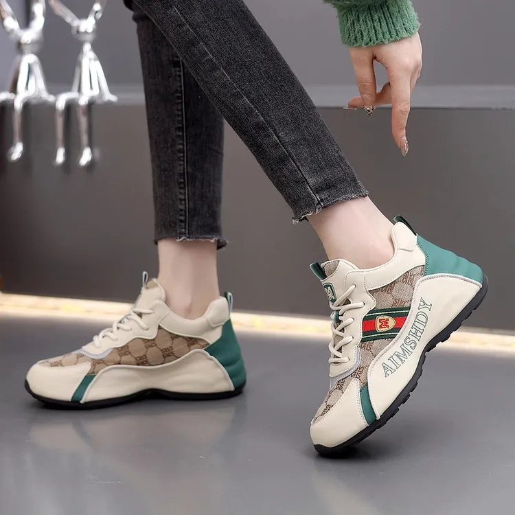 2025新款包底鞋百搭潮款运动鞋情侣鞋时尚百搭厚底增高休闲鞋女鞋