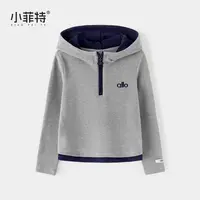 小菲特女童秋冬装新款连帽长袖T恤衫中大童儿童休闲上衣YNYD56012