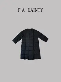 F.AF[黑匣子]秋冬长款加厚白鸭绒羽绒服女大被子款