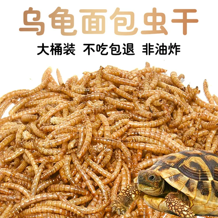 龟粮乌龟饲料幼龟通用型龟粮食中华草龟巴西龟无盐虾干鱼干面包虫