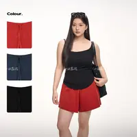 一口苏达泰兰德短裤 韩系ins慵懒洋气小众多巴胺百搭显瘦短裤A7