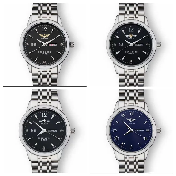 送兄弟战友的防水复兴风格男士运动男学生指针父亲节礼物复兴手表