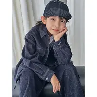 Mast青少年秋季套装2025新款洋气亲子装男女休闲百搭牛仔外套裤子