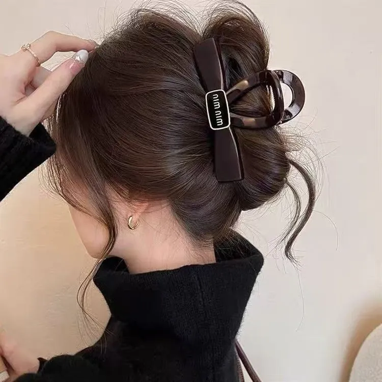 复古港风法式女发夹发卡商务OL饰品抓夹339