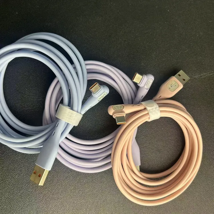 货柜出口！！清库存适用手机充电线弯头打游戏专用超级快充TYPE-C