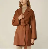 【格一专场专属】直下摆厚款宽松型毛呢外套双面呢百搭女装22019