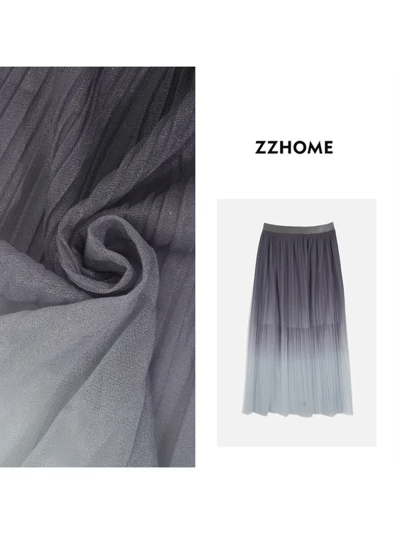 ZOZO HOME ｜炎夏降燥渐变呼吸百褶半裙q170713p