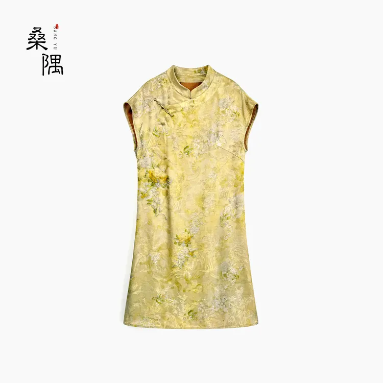 【鎏金】 桑隅原创 夏季新款时尚飞袖设计款显瘦中国风上衣25SS368D