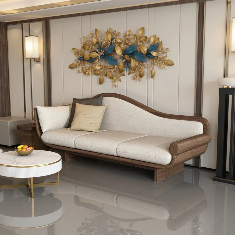 新中式罗汉床北美黑胡桃木美人榻贵妃沙发禅意办公室榻床实木沙发