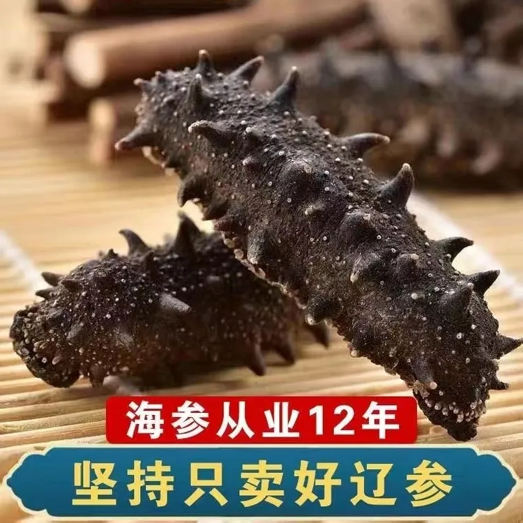 滋鲜湾辽参淡干海参80-120头辽刺参大连（福利款）礼盒装中秋礼品