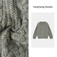 【TangTang·Studio】灰色时尚气质显瘦女装毛衣-2510266