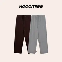 Hooomiee 软糯抽绳裤 秋冬松紧腰长裤休闲厚款女士休闲裤220753