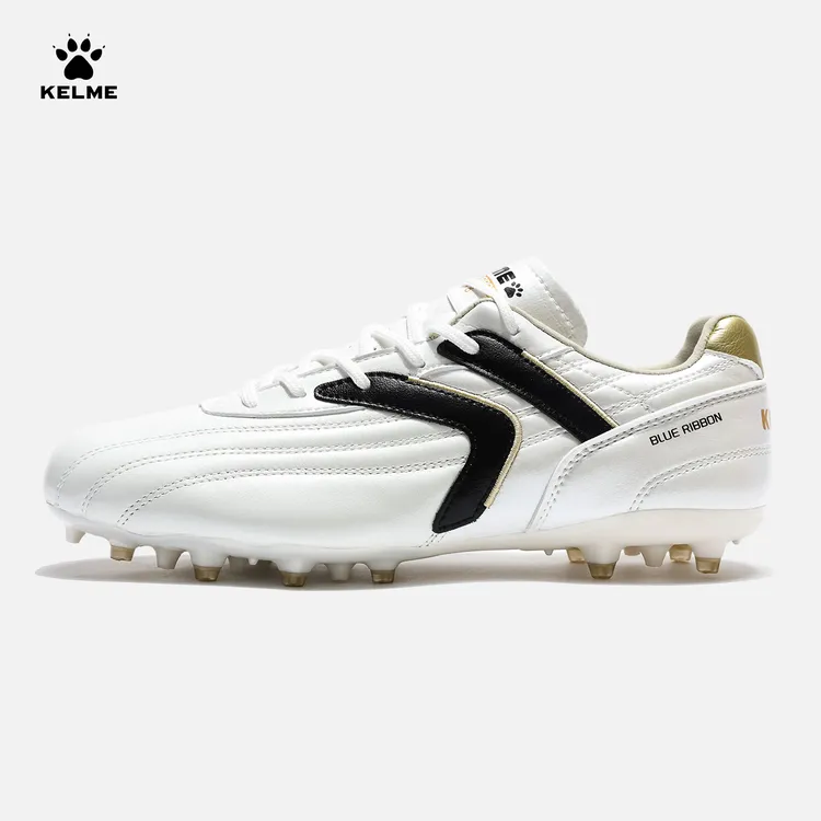 【新款MG足球鞋】卡尔美精选2E宽楦小牛皮中端比赛训练足球鞋体育生