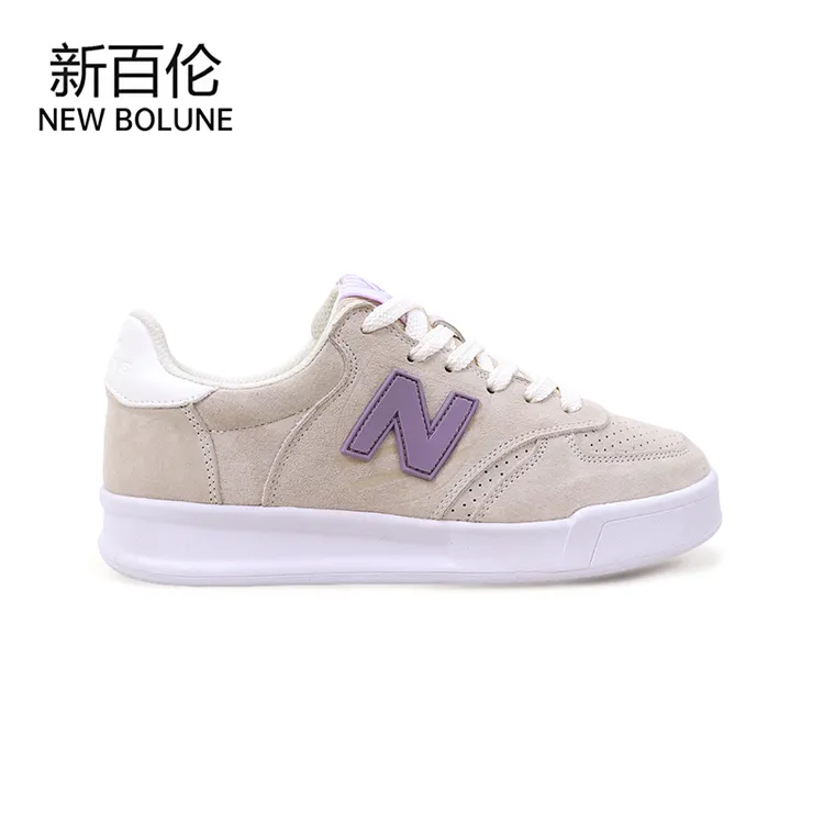 新百伦【头层真皮】2025新款低帮板鞋女低帮运动鞋百搭休闲鞋情侣鞋