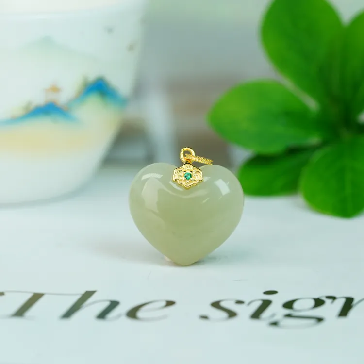 【小北严选】S925银和田玉吊坠1-BH65X134【多样性发一件】约17*19mm