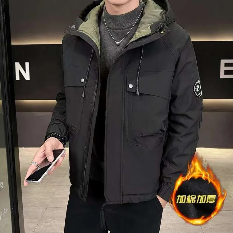 秋冬加棉加厚户外冲锋衣男女款冬季新款防水登山防风连帽棉衣外套